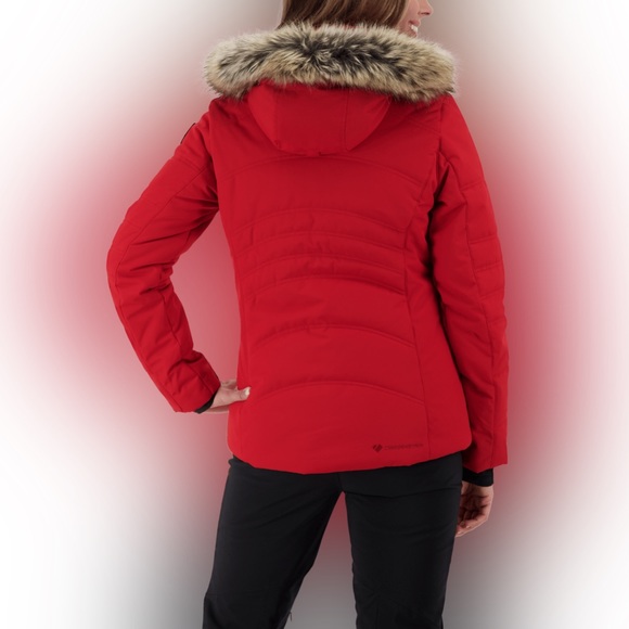 Women’s Red Obermeyer Tuscany II Insulated Ski Jacket - Size 16 - Picture 15 of 16